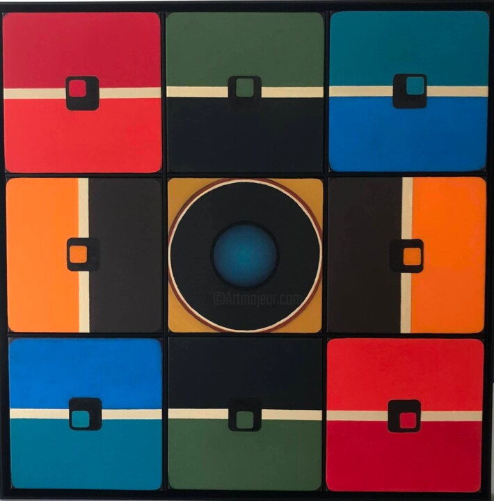 Peinture intitulée "Accalmie" par Ralph.S, Œuvre d'art originale, Huile