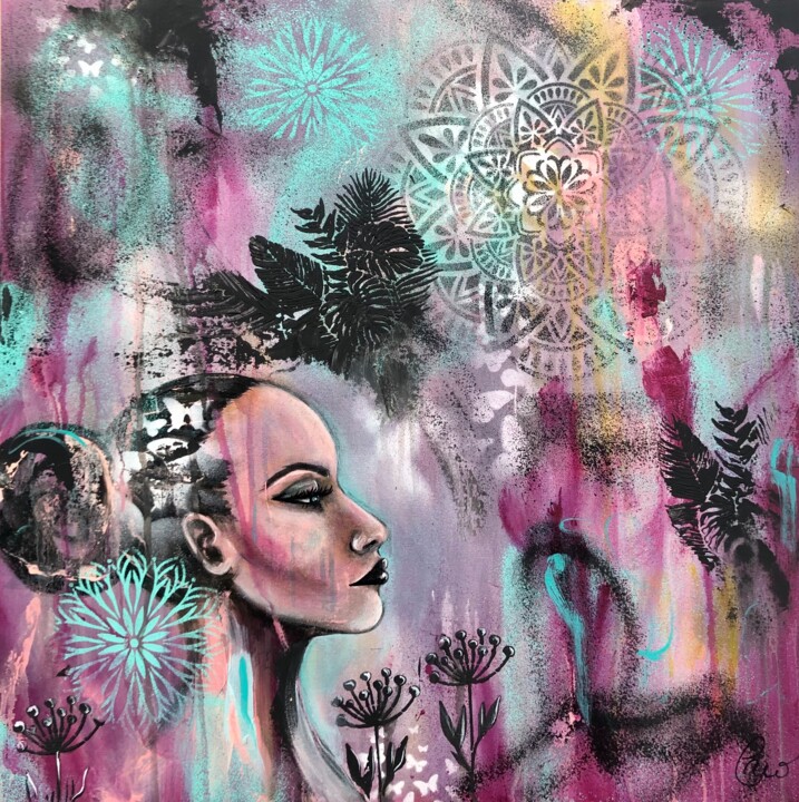 绘画,  24x24 in 