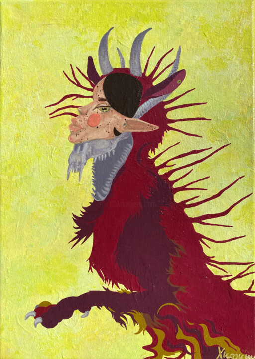 绘画,  13.8x9.8 in 