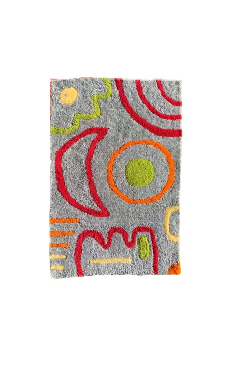 Rug “PATTERN” 섬유 예술, 23.6x15.8 in