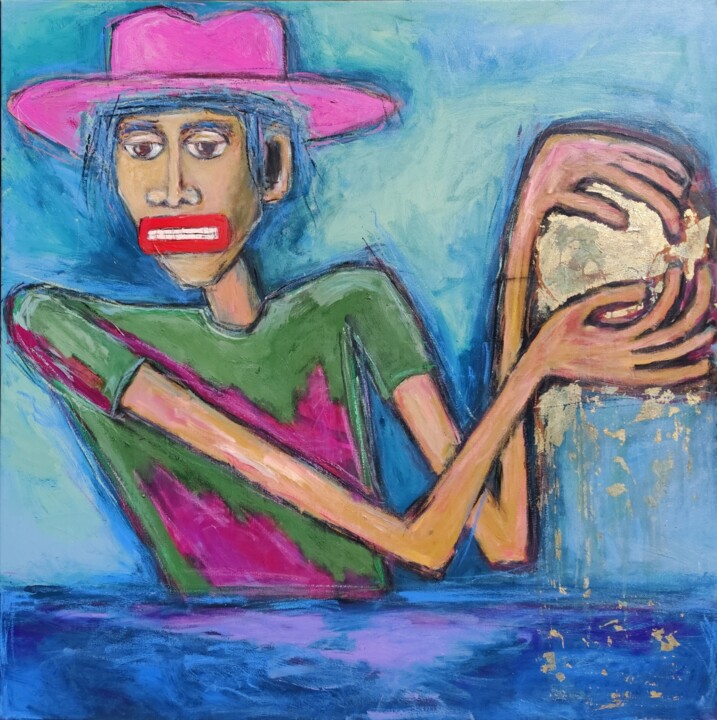 The sun catcher 绘画, 46.1x46.1 in