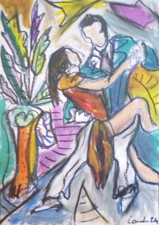 Tango saturday night 2 图画, 16.5x11.7 in