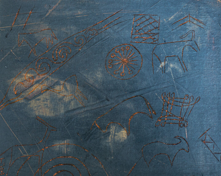 Histoire gravée #3 印花与版画, 9.5x11.8 in