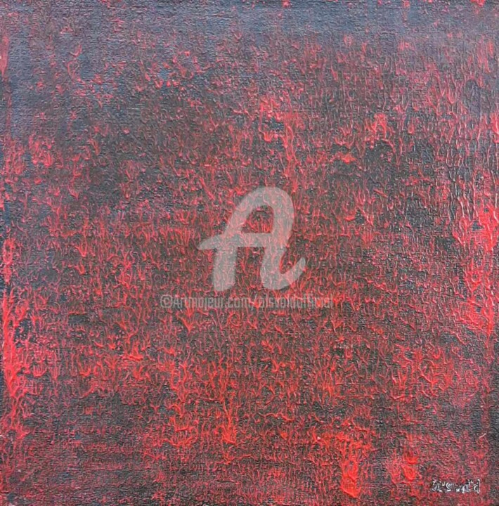 Schilderij getiteld "Almighty" door Ol'Svol'D, Origineel Kunstwerk, Olie
