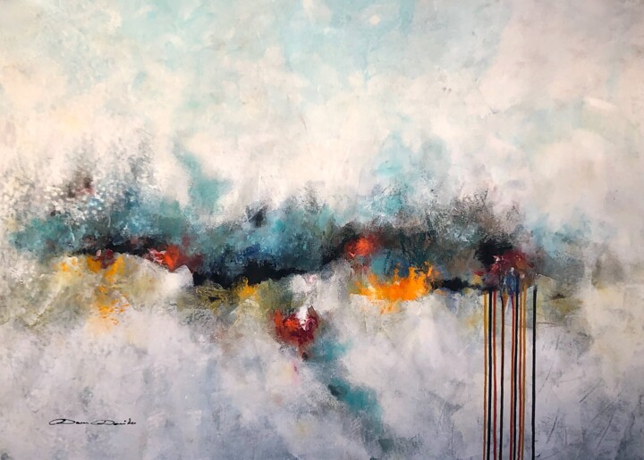 绘画,  37.4x54.3 in 