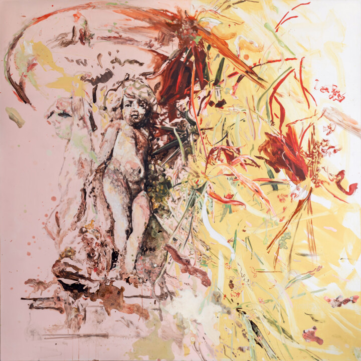 绘画,  55.1x55.1 in 