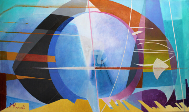 Les Chalands 绘画, 27.6x47.2 in