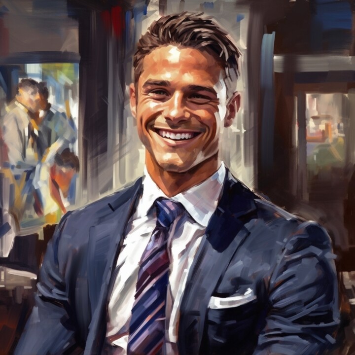 HENRY 绘画, 39.4x39.4 in