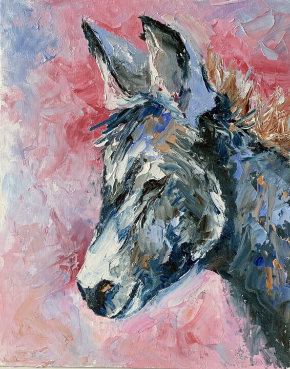 Little donkey.#5 绘画, 11.8x9.5 in