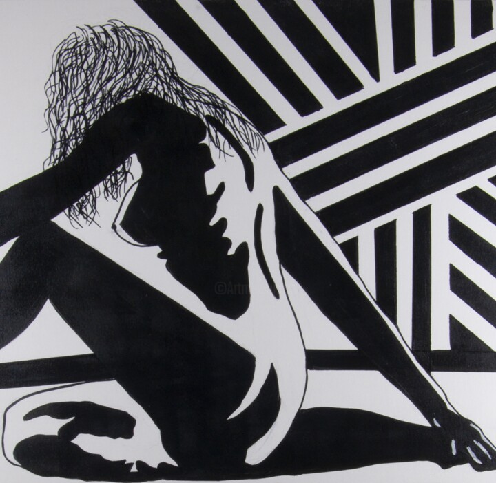 Caline 绘画, 31.5x31.5 in