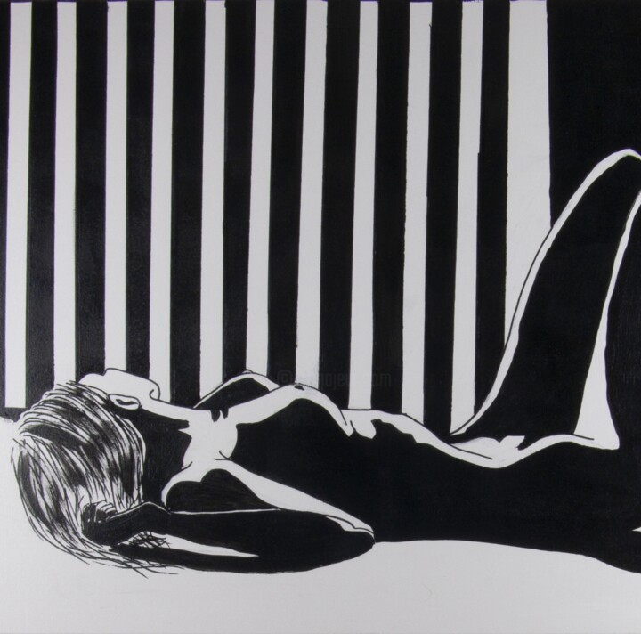 Carmen 绘画, 31.5x31.5 in