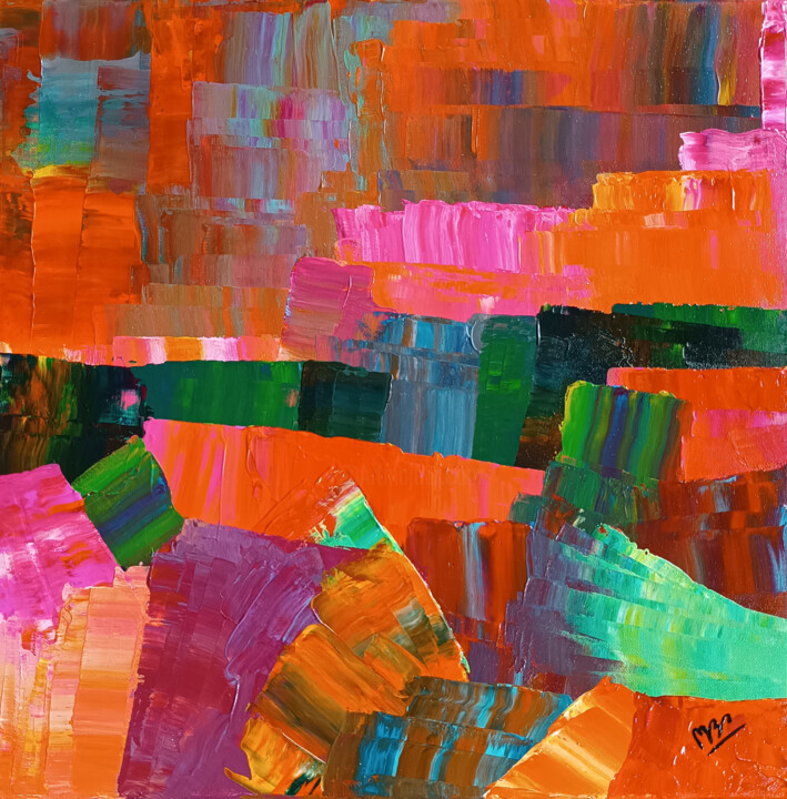 绘画,  19.7x19.7 in 