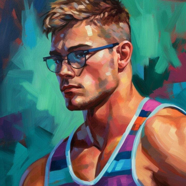 LOUIS 绘画, 39.4x39.4 in
