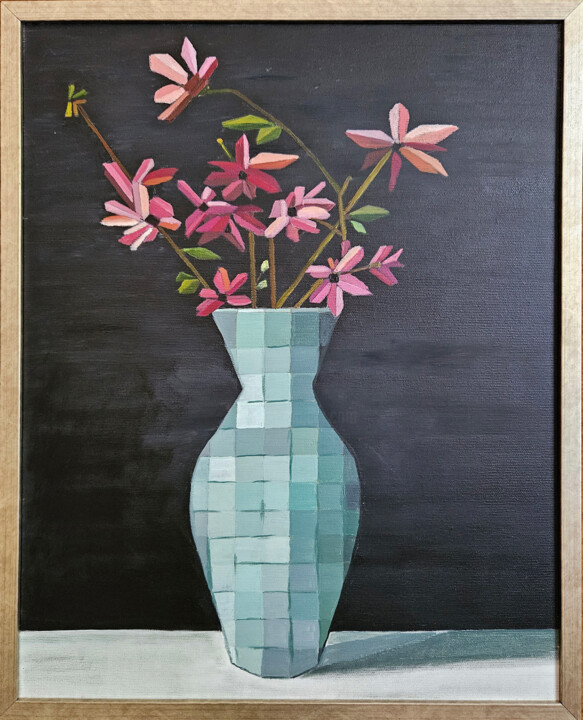 Geometric Still Life_7 Painting, 19.7x15.8 in