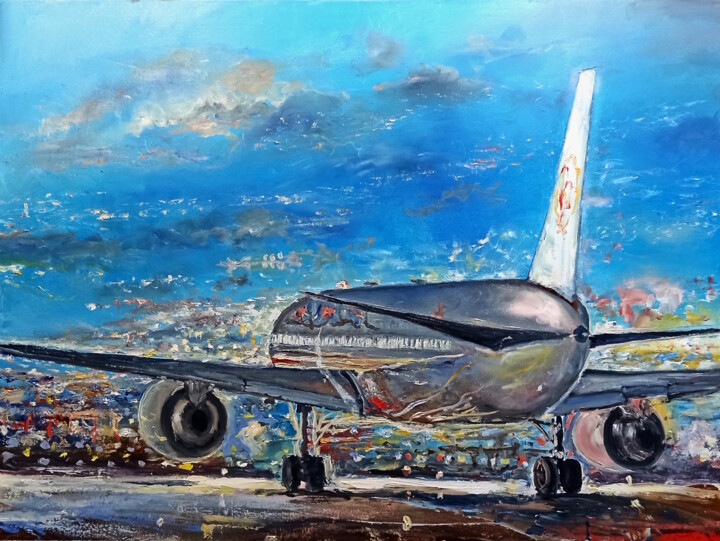 Ready for takeoff! 绘画, 23.6x31.5 in