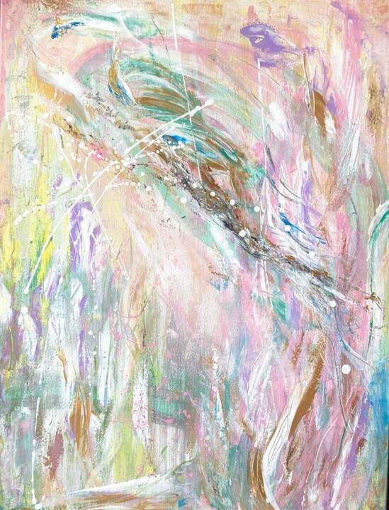 ВЕСНОЙ ПОВЕЯЛО 绘画, 31.5x23.6 in