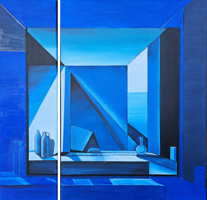 绘画,  27.6x27.6 in 
