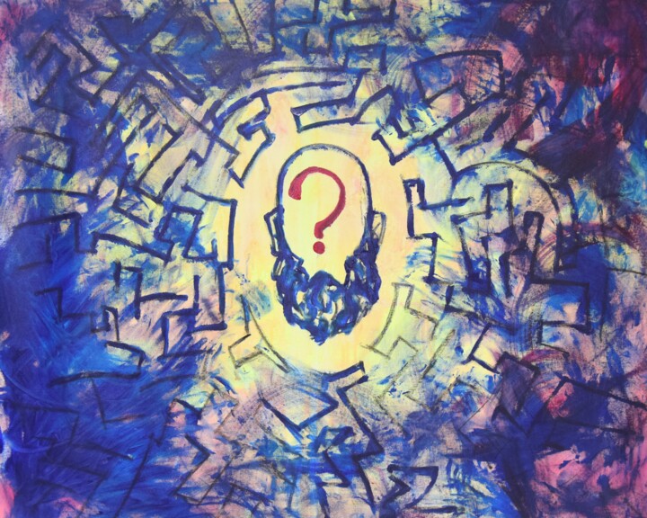 绘画,  51.2x59.1 in 