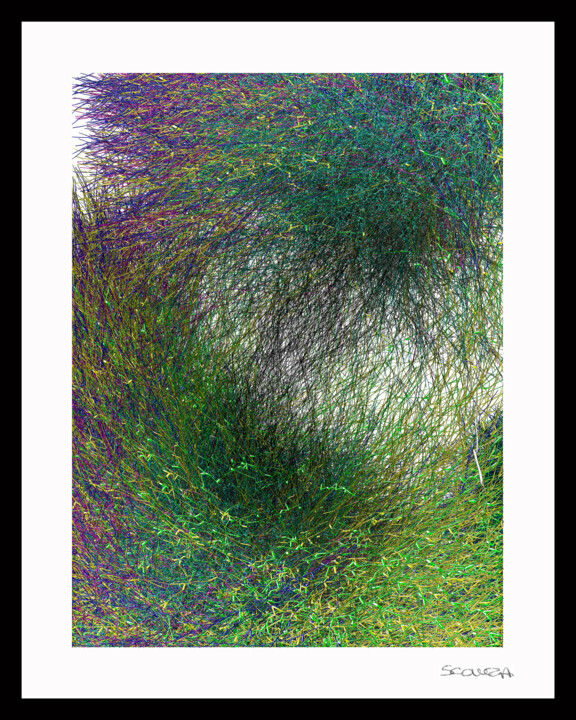 Tsunami végétal 数字艺术, 19.7x15.8 in