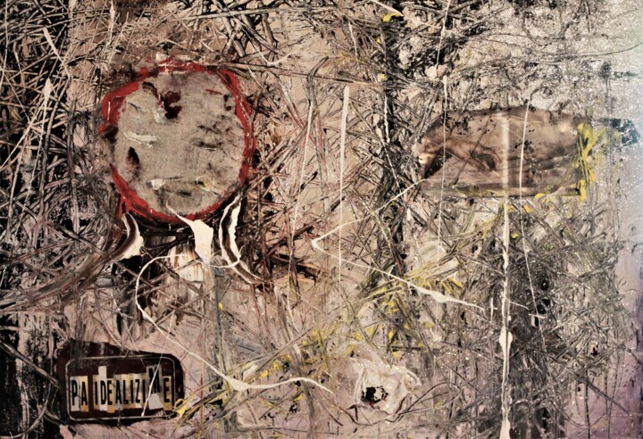 Painting titled "Because i was there" by Kaltrina Hoti, Original Artwork, Acrylic