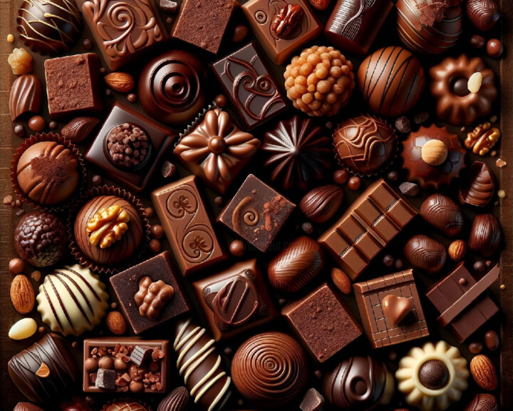 Masterful Creations: A Collection of Artisan Chocolates Digital Arts