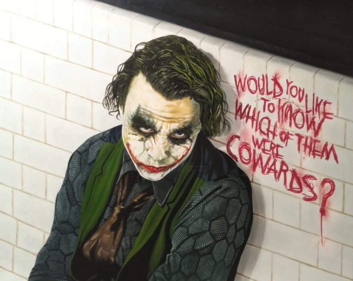 Joker II 绘画, 39.4x47.2 in