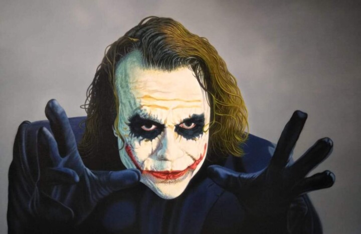 Joker 绘画, 31.5x47.2 in