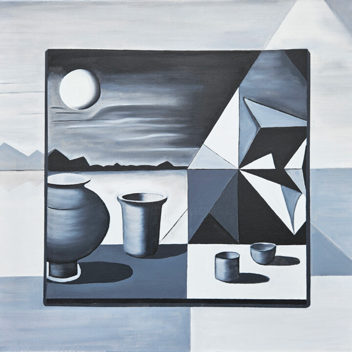 绘画,  27.6x27.6 in 