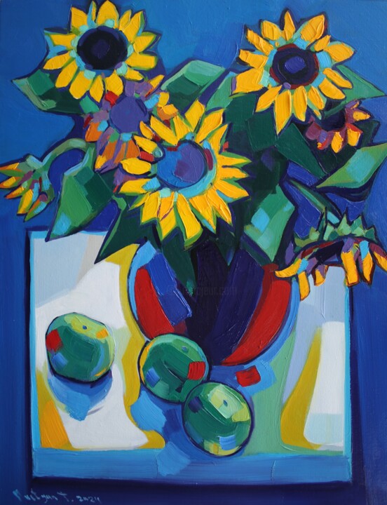 Sunflowers _2 绘画, 19.7x15.8 in