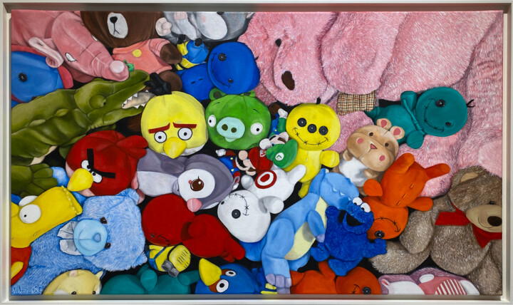 TOY BOX 绘画, 31.5x55.1 in