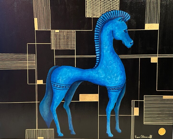 Blue Dream 绘画, 24x30 in