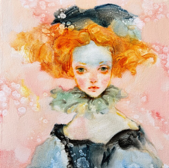Pink punch 绘画, 12x12 in