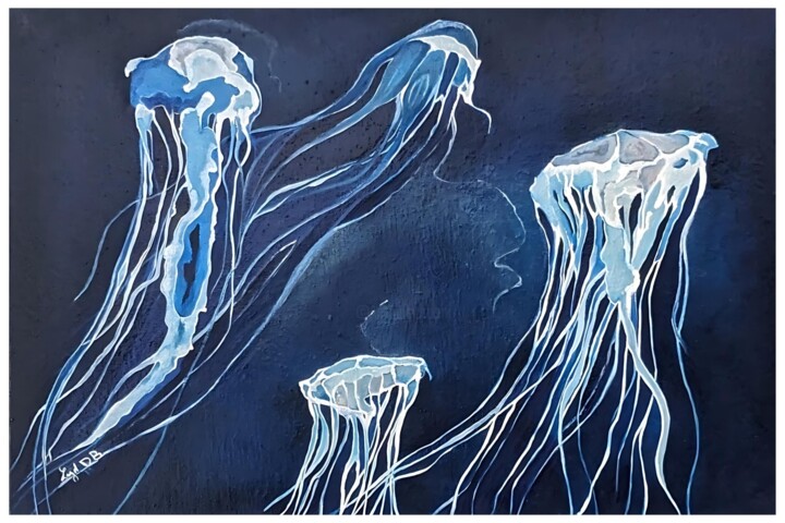 Légèreté 绘画, 15.8x23.6 in