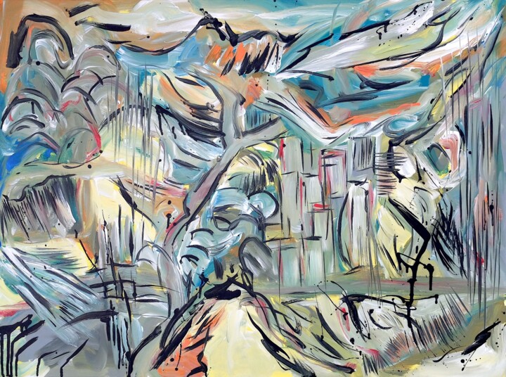2023.4.3 绘画, 38.2x51.2 in