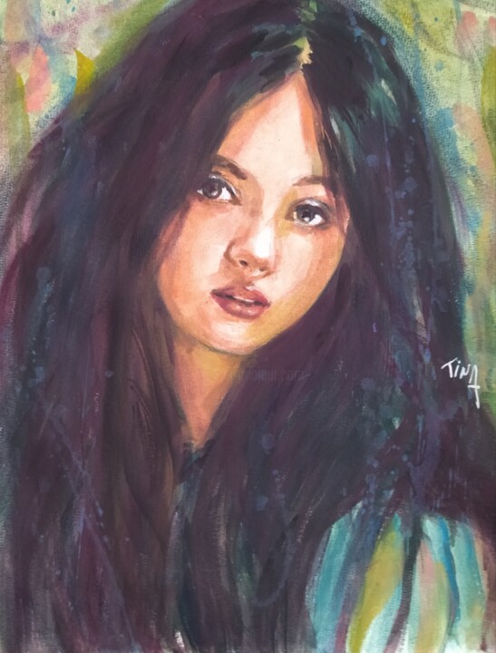 Aurora 绘画, 15.8x11.8 in