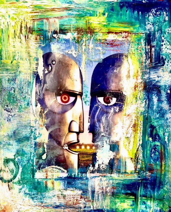 My Pink Floyd 绘画, 15.8x14.6 in