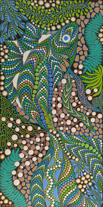 Serenade of the Deep 绘画, 31.5x15.8 in