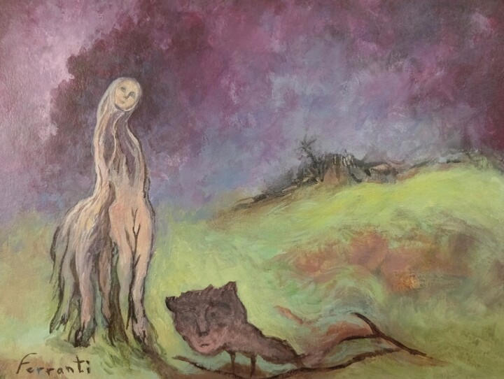Renaissance sauvage 10 绘画, 5.9x7.9 in