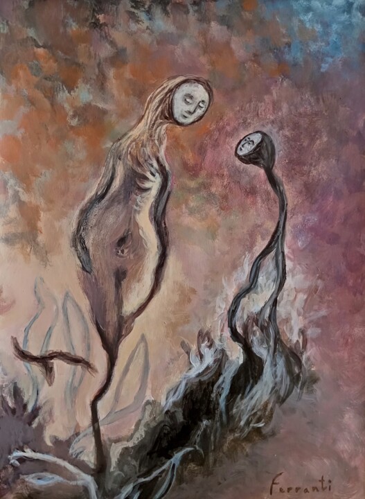 Voir 绘画, 11.7x8.3 in