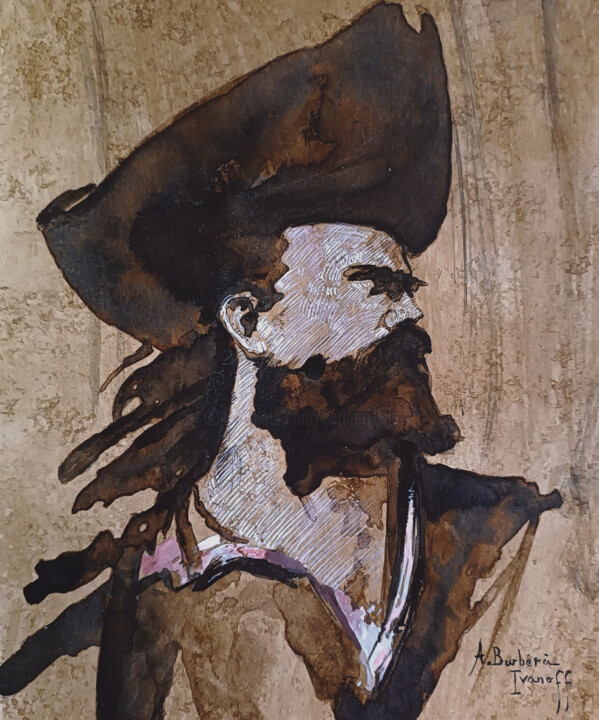 Cap Hornier 绘画, 11.8x9.5 in
