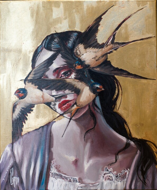 绘画,  18.1x15 in 