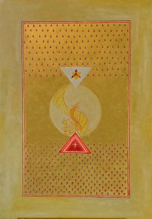 Résurrection 绘画, 39.4x28.4 in