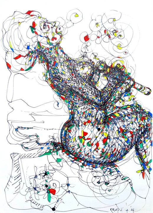 绘画,  27.6x19.7 in 