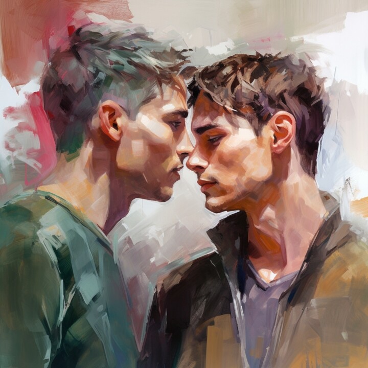 LUCAS & PIERRE 绘画, 39.4x39.4 in
