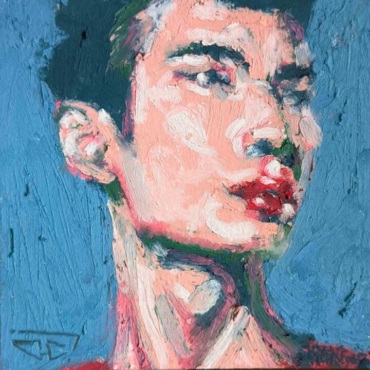 绘画,  3.9x3.9 in 