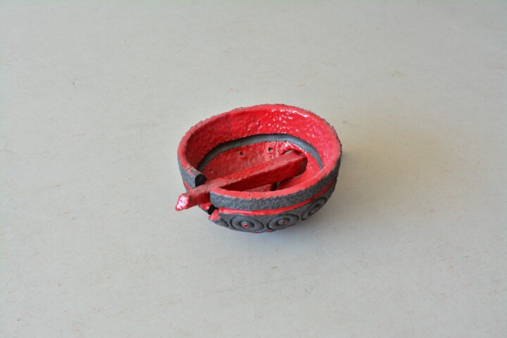 Sculpture titled "Objet 1" by Coco Vewenda, Original Artwork, Clay