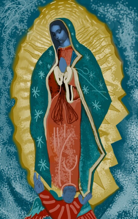 Virgen de Guadalupe 数字艺术