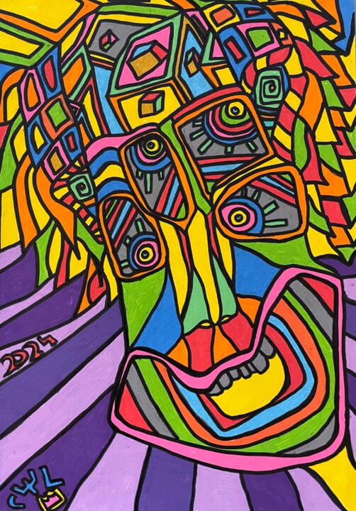 Drawing titled "Simple but not simp…" by Christophe Verger-Lecocq, Original Artwork, Marker