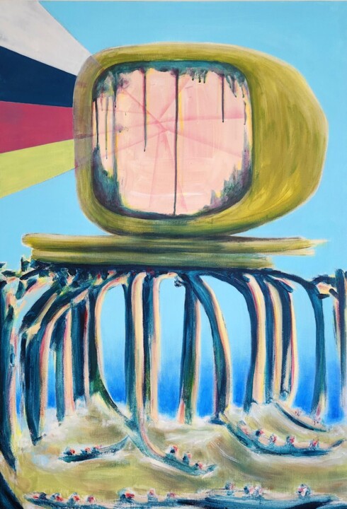 Propaganda 2 绘画, 38.6x27.2 in