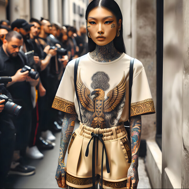 Walking in the streets and looking at ya' 数字艺术